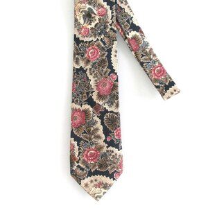 Lands' End Men's Cotton Floral Tie